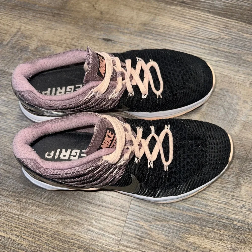 Nike Metcon DSX Flyknit Bionic Chrome Blush Black Women's 7 Shoes 904659-001